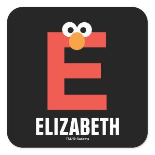 Sesame Street | E is for Elmo Square Sticker