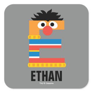 Sesame Street | E is for Ernie Square Sticker