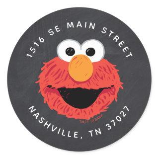 Sesame Street | Elmo Birthday Chalkboard Classic Round Sticker