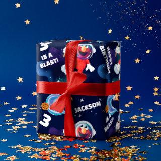 Sesame Street Elmo Outer Space Birthday Pattern