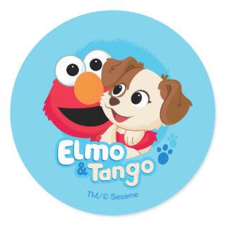 Sesame Street | Elmo & Tango Badge Classic Round Sticker