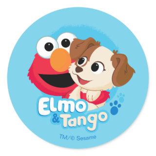 Sesame Street | Elmo & Tango Badge Classic Round Sticker