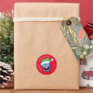 Sesame Street | Grover Merry Christmas Gift Tag