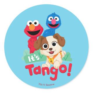 Sesame Street | It's Tango With Elmo & Grover Classic Round Sticker