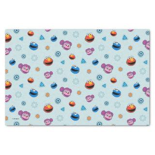 Sesame Street | Mecha Builders Faces Pattern Tissue Paper