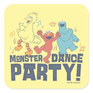 Sesame Street | Monster Dance Party Square Sticker