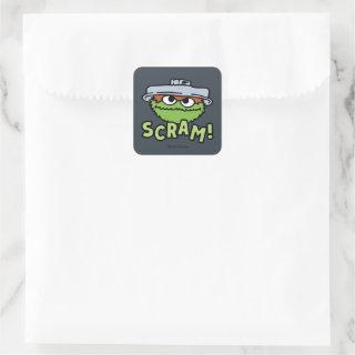 Sesame Street | Oscar the Grouch Scram! Square Sticker