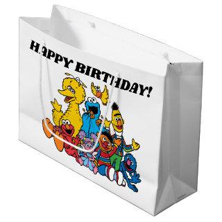 Sesame Street Pals 1st Birthday Large Gift Bag