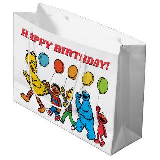 Sesame Street Pals | Birthday Balloons Large Gift Bag
