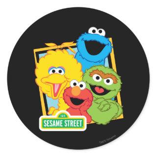 Sesame Street Pals Classic Round Sticker