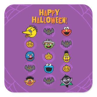 Sesame Street Pals - Happy Halloween! Square Sticker