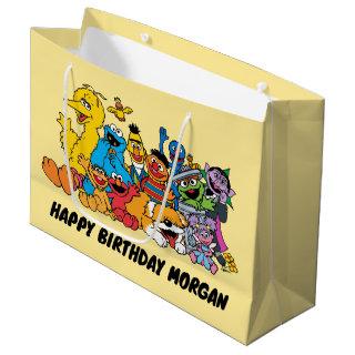 Sesame Street | Sesame Pals | Happy Birthday Large Gift Bag