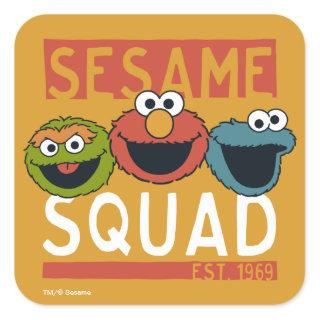 Sesame Street - Sesame Squad Square Sticker