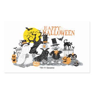 Sesame Street | Spooky Happy Halloween Rectangular Sticker