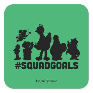 Sesame Street - #SquadGoals Square Sticker
