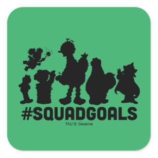 Sesame Street - #SquadGoals Square Sticker