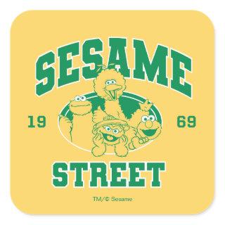 Sesame Street | Vintage 1969 Square Sticker