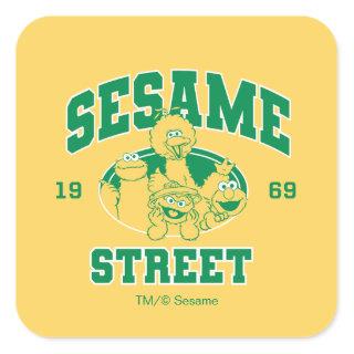 Sesame Street | Vintage 1969 Square Sticker