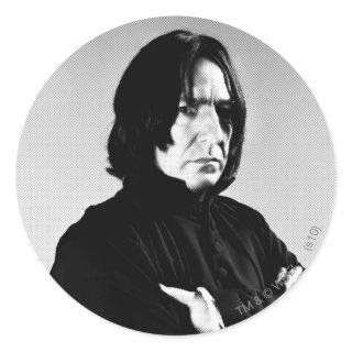 Severus Snape Arms Crossed Classic Round Sticker