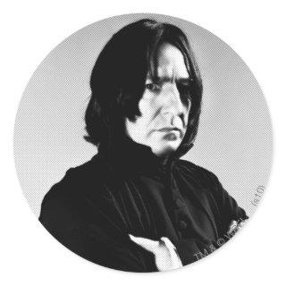 Severus Snape Arms Crossed Classic Round Sticker