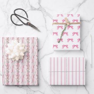 Shabby Chic Coquette Pink Vintage Floral  Sheets