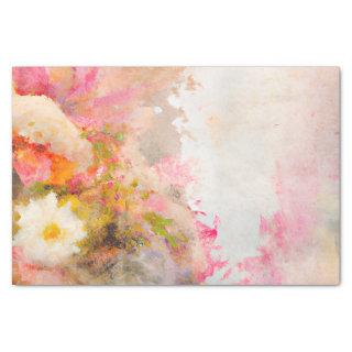 Shabby Chic Watercolor Floral Tissue Paper