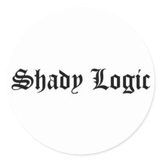 Shady Logic Sticker 2