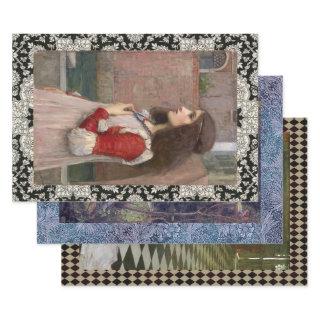 SHAKESPEARES TRAGIC LADIES HEAVY WEIGHT DECOUPAGE  SHEETS