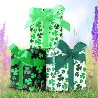 Shamrock Clover St Patrick's Day Green Leaf Floral  Sheets