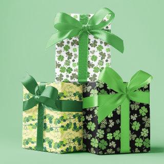 Shamrock Clover St Patrick's day Green  Sheets
