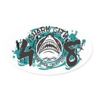Shark City Bay Area 408 Sticker