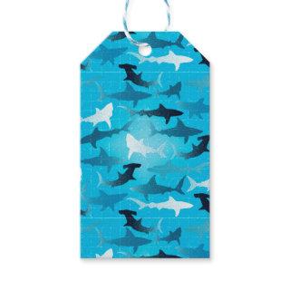 sharks! gift tags