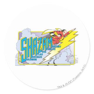 Shazam Acronym 2 Classic Round Sticker