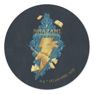 SHAZAM! Fury of the Gods | Realm of the Gods Logo Classic Round Sticker