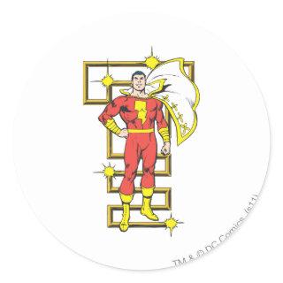 SHAZAM Poses Classic Round Sticker