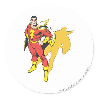 SHAZAM Shadow Classic Round Sticker