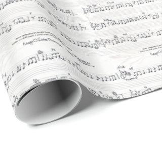 Sheet Music  gift wrap