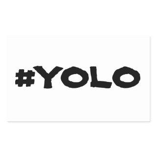 SHEET OF 4 - YOLO STICKERS