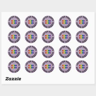 Sheet Of Stickers - Equality For All LGBTQIA