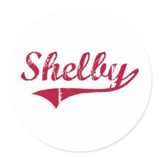 Shelby Mississippi Classic Design Classic Round Sticker