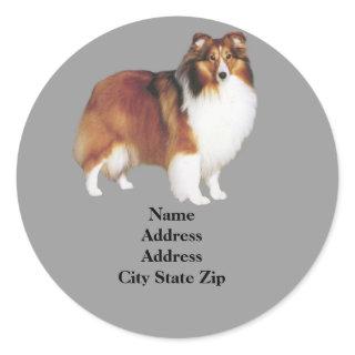 Sheltie Address Label