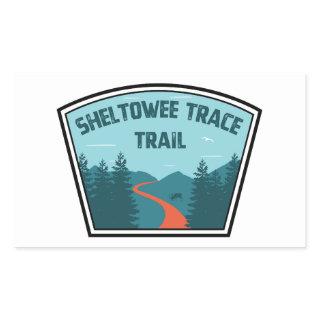 Sheltowee Trace Trail Kentucky Tennessee Rectangular Sticker