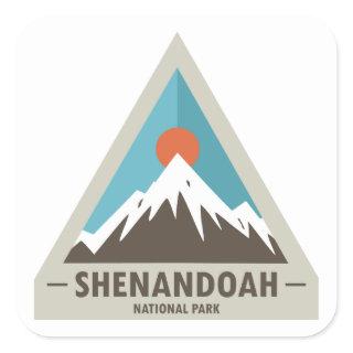 Shenandoah National Park Square Sticker