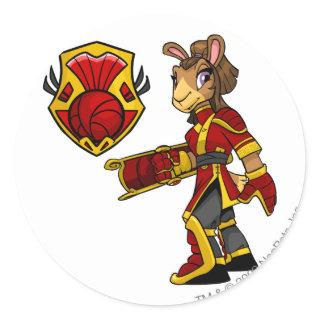 Shenkuu Team Captain 1 Classic Round Sticker