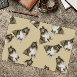 Shetland Collie Canine Companions  Tissue Paper