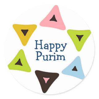 "Shield of Hamantaschen" Happy Purim Sticker