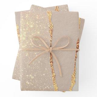shimmer ripped paper  sheets