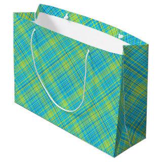 Shining Bright Diamonds-Coordinating PLAID 8- Large Gift Bag