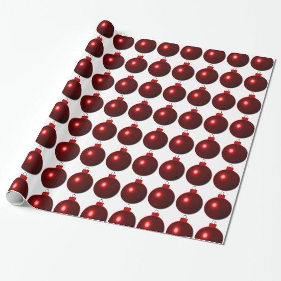 Shiny Red Christmas Ball Ornament