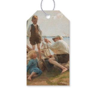 Shipbuilders (by Albert Edelfelt) Gift Tags